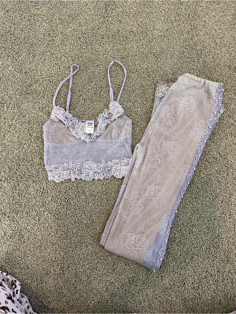 Boys Lie X Yung Reaper Purple Lace Set